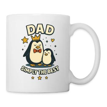 Papa, tout simplement le meilleur - Mug blanc - blanc - Droite