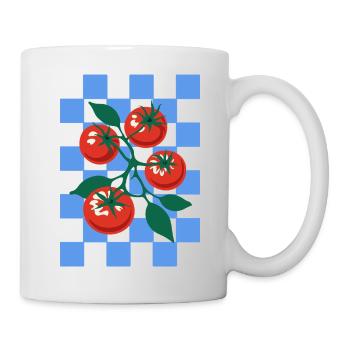 Tomaten und sommer - Tasse - Weiß - Rechts