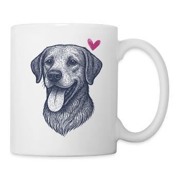 Labrador – Loyal, enjoué et ami de la famille - Mug blanc - blanc - Droite