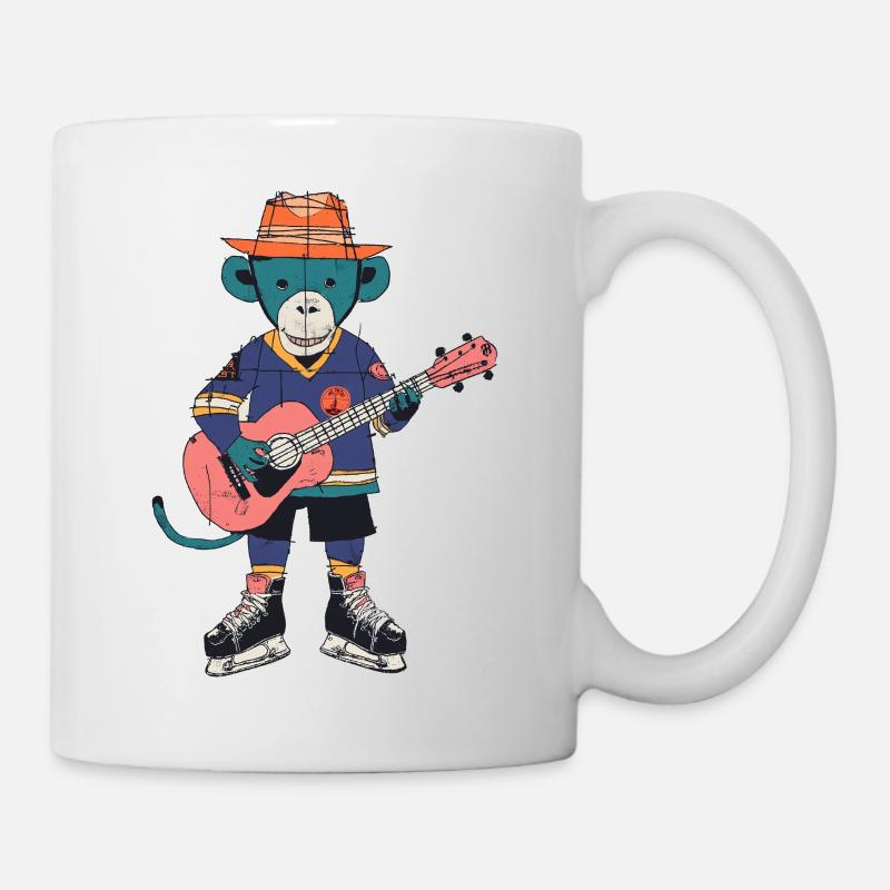Monkey Music - Mug - white