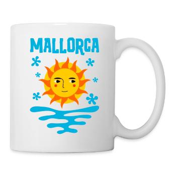 Wasser und sonne - Tasse - Weiß - Rechts
