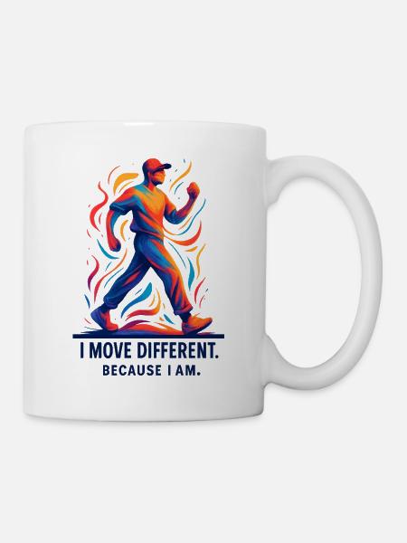 0014 move different male - Mug - white