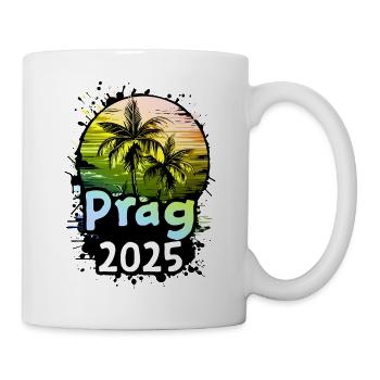 Palmiers de vacances de Prague 2025 - Mug blanc - blanc - Droite