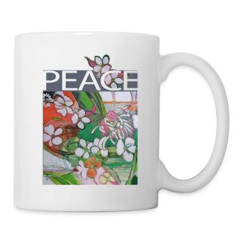Frieden / Paix - Mug blanc - blanc - Droite