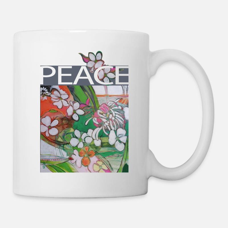 Frieden / Peace - Tasse - Weiß