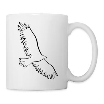 Tänzer der Thermik - Tasse - Weiß - Rechts