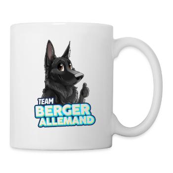 TEAM German Shepherd - Black - Mug - white - Right