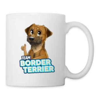 TEAM Border Terrier - Mug blanc - blanc - Droite