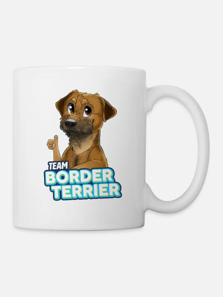 TEAM Border Terrier - Mug - white