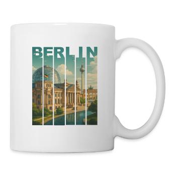 Skyline Shirt Berlin - Mug - white - Right