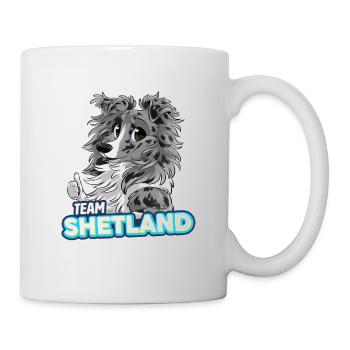 TEAM Shetland - Blue Merle - Mug - white - Right
