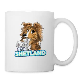 TEAM Shetland - Fawn - Mug - white - Right