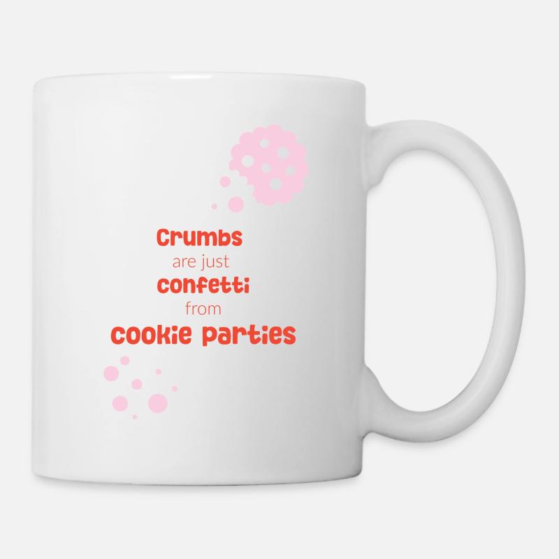 Confett de miettes - Mug blanc - blanc