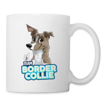 TEAM Border Collie Poil Court - Lilac - Mug blanc - blanc - Droite