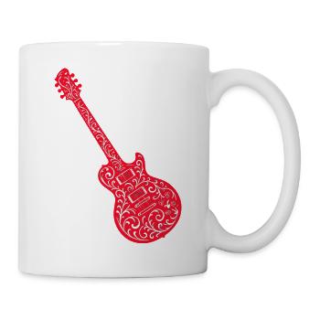 Guitare 1 - Mug blanc - blanc - Droite