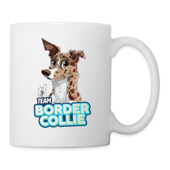 TEAM Border Collie Short Pile - Merle Red - Mug - white - Right