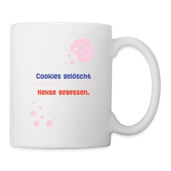Cookies deleted - Mug - white - Right