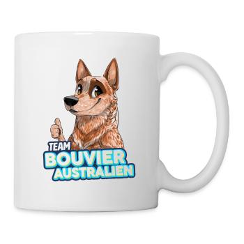 TEAM Australian Cattle Dog - Rot - Tasse - Weiß - Rechts