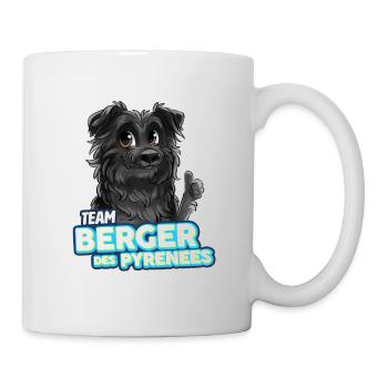 TEAM Pyrenäenschäferhund - Schwarz - Tasse - Weiß - Rechts