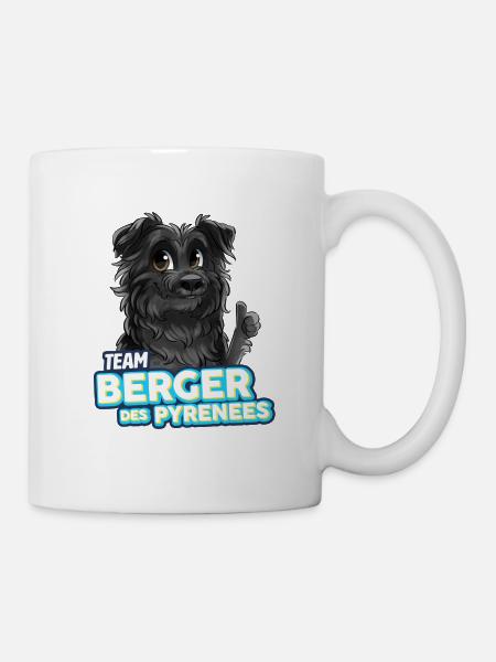 TEAM Berger des Pyrénées - Noir - Mug blanc - blanc