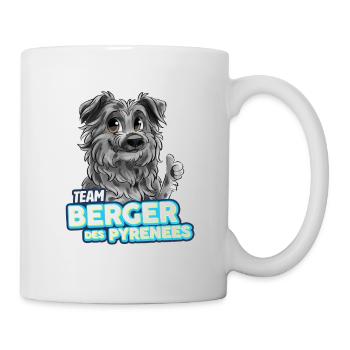 TEAM Berger des Pyrénées - Arlequin - Mug blanc - blanc - Droite