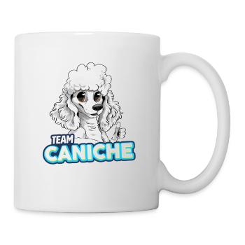 TEAM Pudel - Weiß - Tasse - Weiß - Rechts