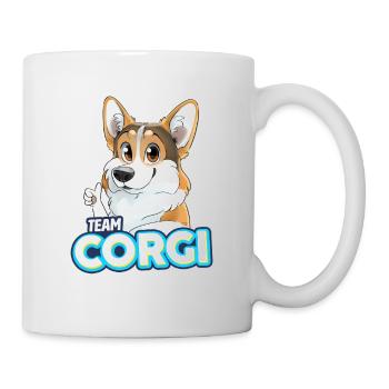 TEAM Corgi - dreifarbig - Tasse - Weiß - Rechts