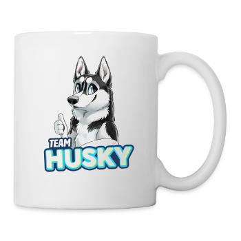 TEAM Husky - Noir - Mug blanc - blanc - Droite