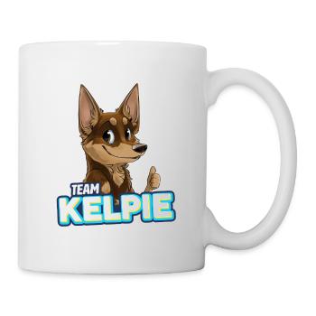 TEAM Kelpie - Chocolate & Tan - Mug - white - Right