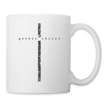 Croix gothique - Mug blanc - blanc - Droite