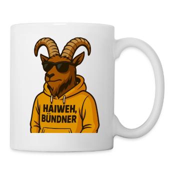 Haiweh Bündner - Tasse - Weiß - Rechts