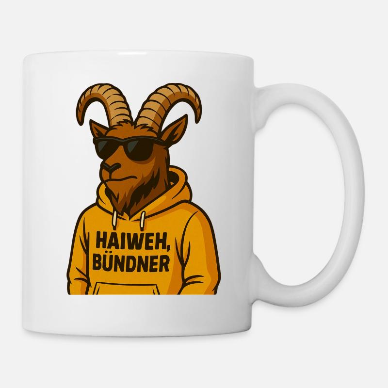 Haiweh Bündner - Mug blanc - blanc