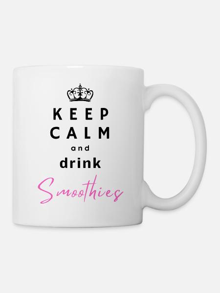 Keep Calm and Drink Smoothies – Fruity & Relaxed - Mug - white
