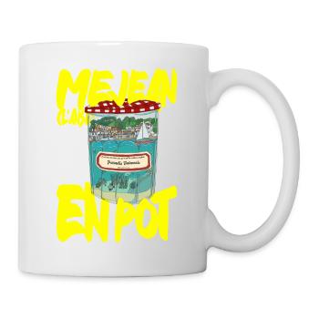 Anse Méjean in a pot - Mug - white - Right