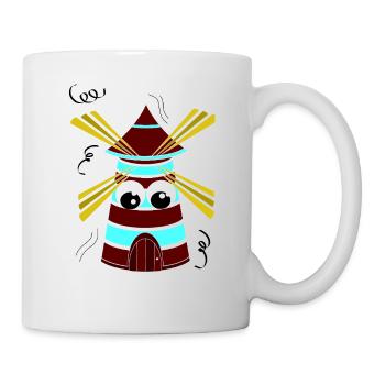 Tourne petit moulin - Tasse - Weiß - Rechts