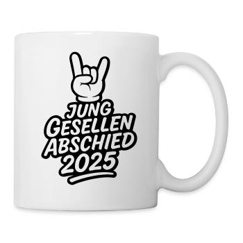 Enterrement de vie de garçon 2025 Enterrement de vie de garçon - Mug blanc - blanc - Droite