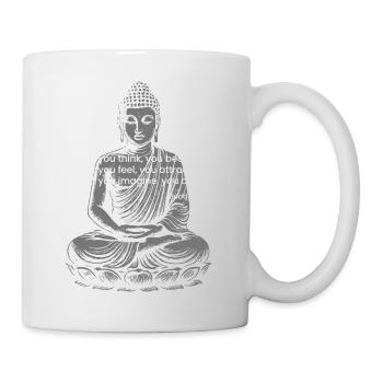 Buddha Meditation Design - Mug - white - Right