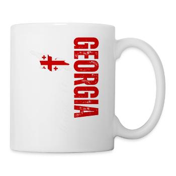Made in Georgia, vertical design - Mug - white - Right