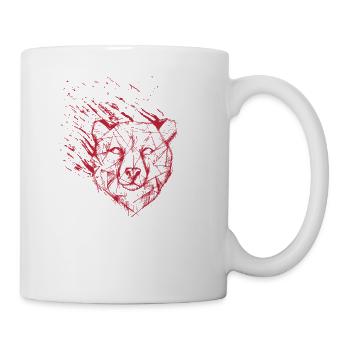 Bär aus Zerrissenem Geäst - Tasse - Weiß - Rechts