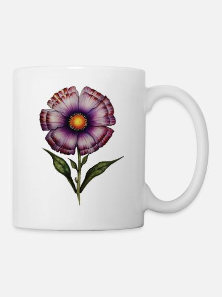 Blume, Garten, Natur - Tasse - Weiß