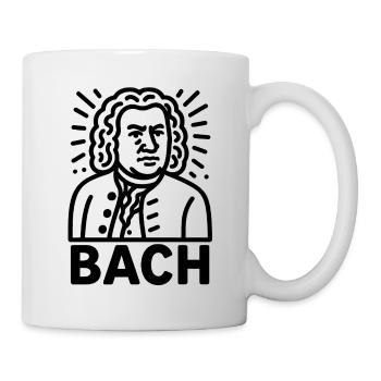 Johann Sebastian Bach - Tasse - Weiß - Rechts