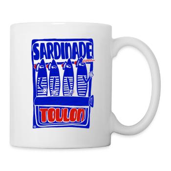 Marine Sardinade of Toulon - Mediterranean Humour - Mug - white - Right