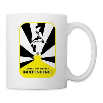 Union populaire pour l’indépendance du Tibet 2 - Mug blanc - blanc - Droite