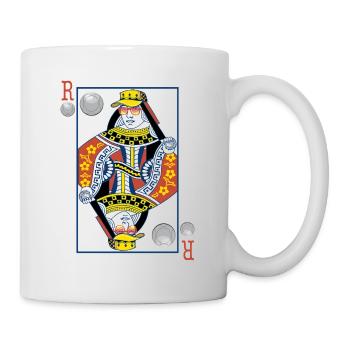 Reine de la pétanque - Tasse - Weiß - Rechts