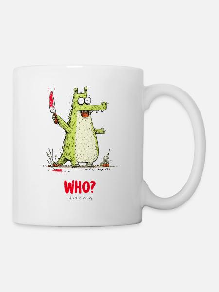 Who? - Tasse - Weiß