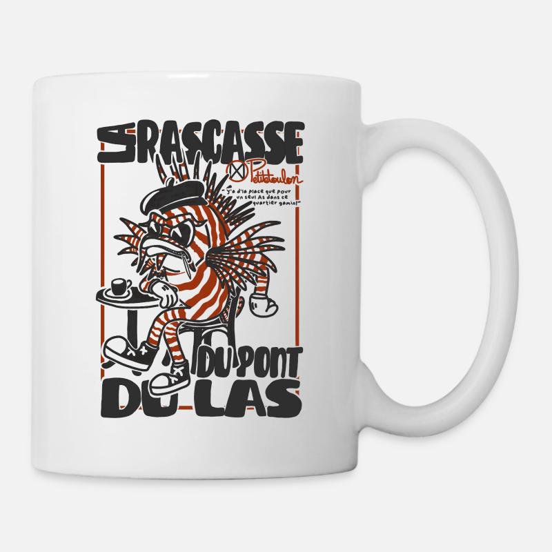 La Rascasse du Pont-du-Las, Mascotte Toulon - Mug blanc - blanc