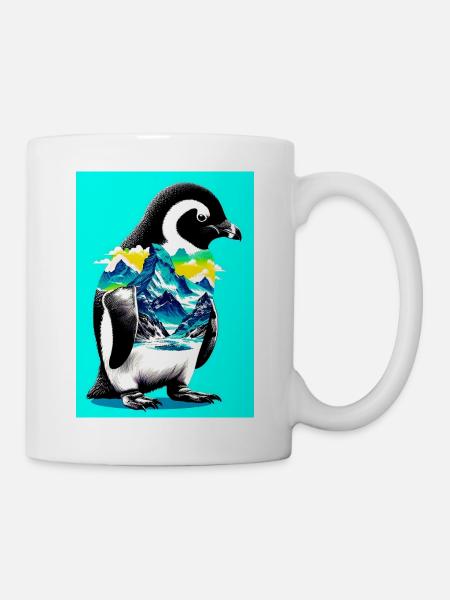 Pinguin - Tasse - Weiß