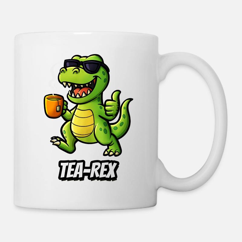 Tea-Rex - Tasse - Weiß
