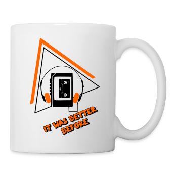 Cassettes Vintage Audio Design - Mug blanc - blanc - Droite
