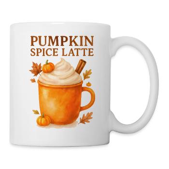 Pumpkin Spice Latte Design - Mug - white - Right
